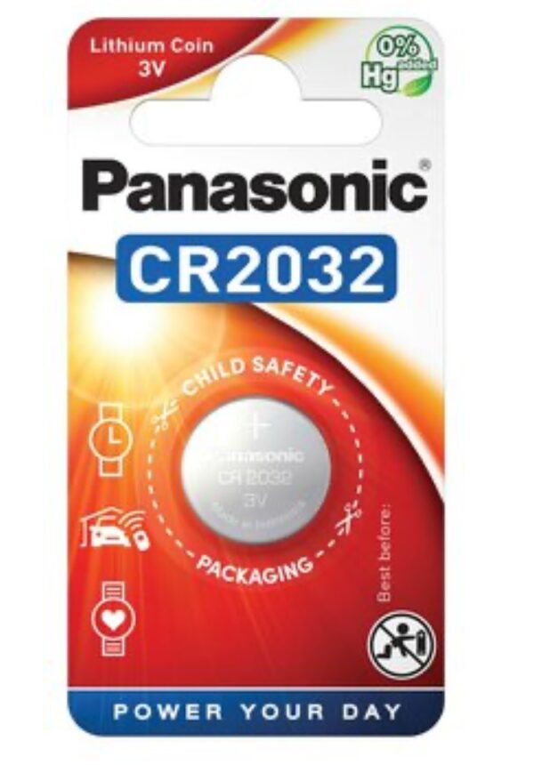 Bateria Panasonic CR2032 – litowa, 3V