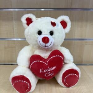 Pluszowy Miś z Sercem – „Kocham Cię”
