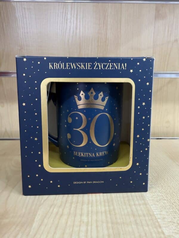 Kubek urodzinowy "30 – Błękitna krew" 