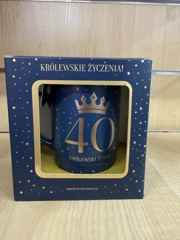 Kubek urodzinowy 40