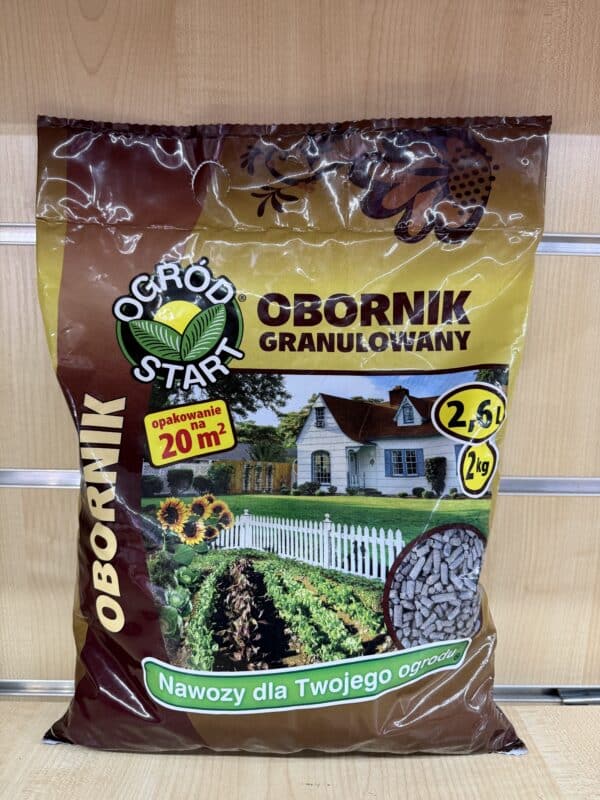Obornik granulowany Ogród Start 2 kg (2,5 l) Naturalny