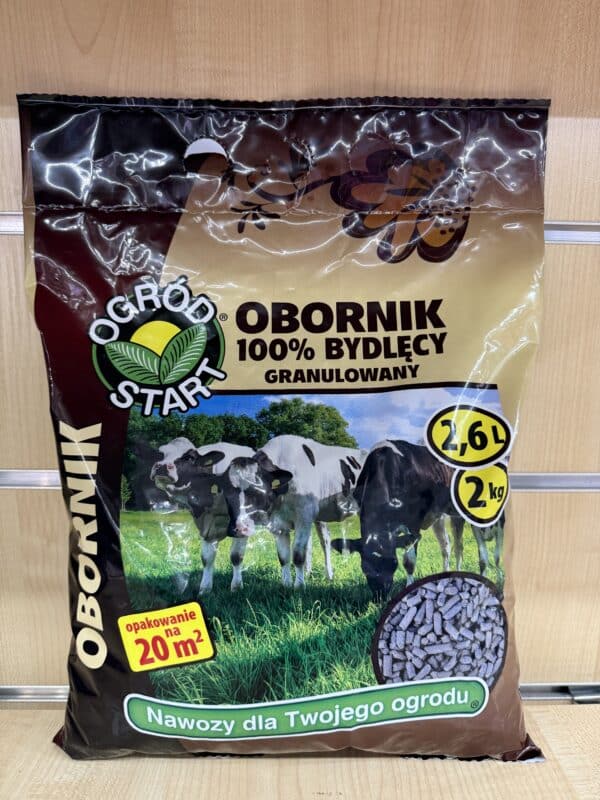 Obornik granulowany 100% bydlęcy Ogród Start 2 kg (2,6 l)