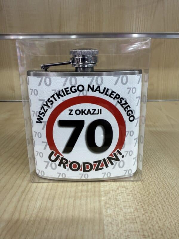 Piersiówka na 70 Urodziny