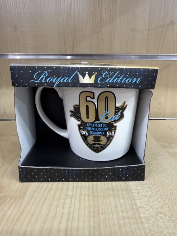 Kubek na 60. urodziny "Royal Edition"