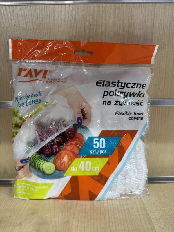 Elastyczne pokrywki na żywność Ravi – 50 szt.