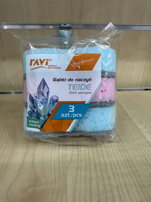 Gąbki do naczyń Ravi Teide – 3 szt.